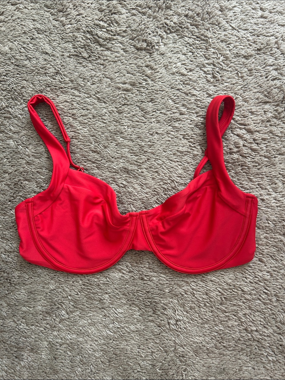 Abercrombie & Fitch Red Underwire Bikini Top